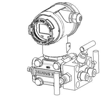 智能微差壓變送器一體化三閥組連接